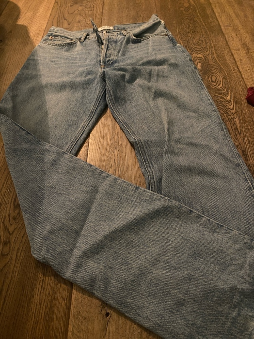 AGOLDE Women’s Light Blue Denim Jeans